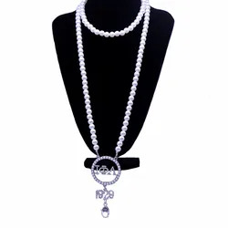 Choker Pearl Lobster Holder Greek 1929 Iota Phi Lambda Lanyard Sorority Necklaces Women Jewelry