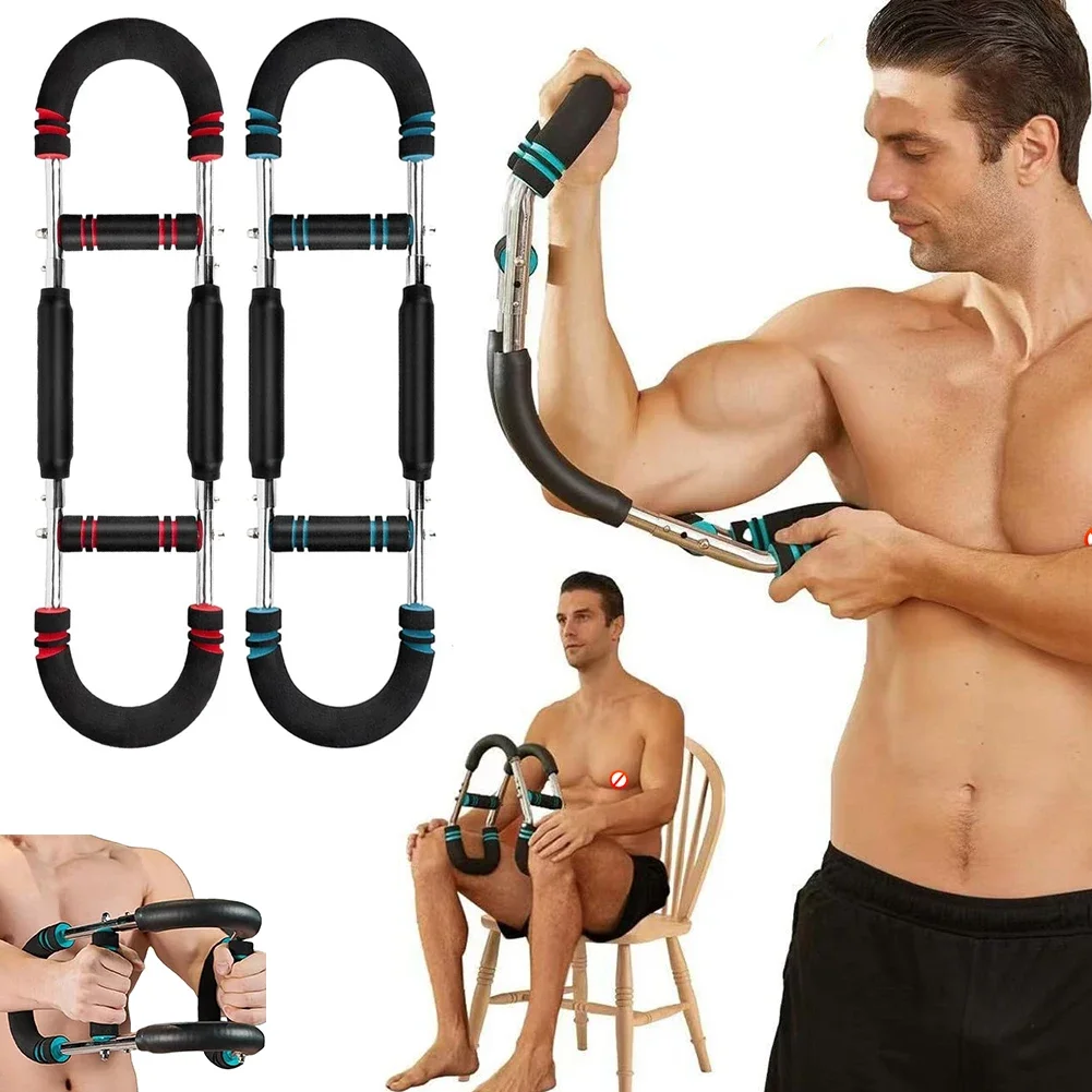 

Twister Arm Trainer Adjustable Arm Trainer Detachable U-Shaped Portable Power Twister Bar Power Twist Arm Trainer Indoor Workout