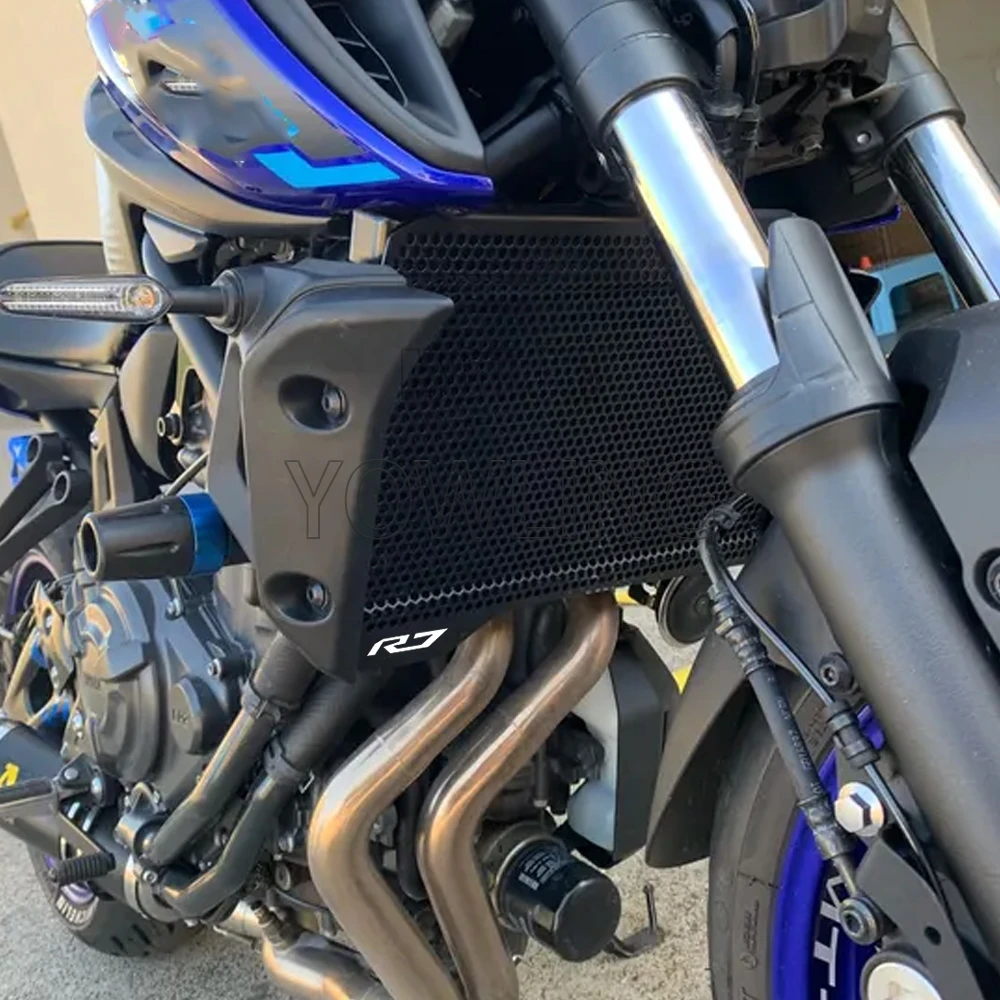 

Motorcycle Accessories Cooler Protection CNC For Yamaha YZF R7 YZF-R7 2021 2022 2023 2024 2025 YZFR7 Radiator Guard Grille Cover