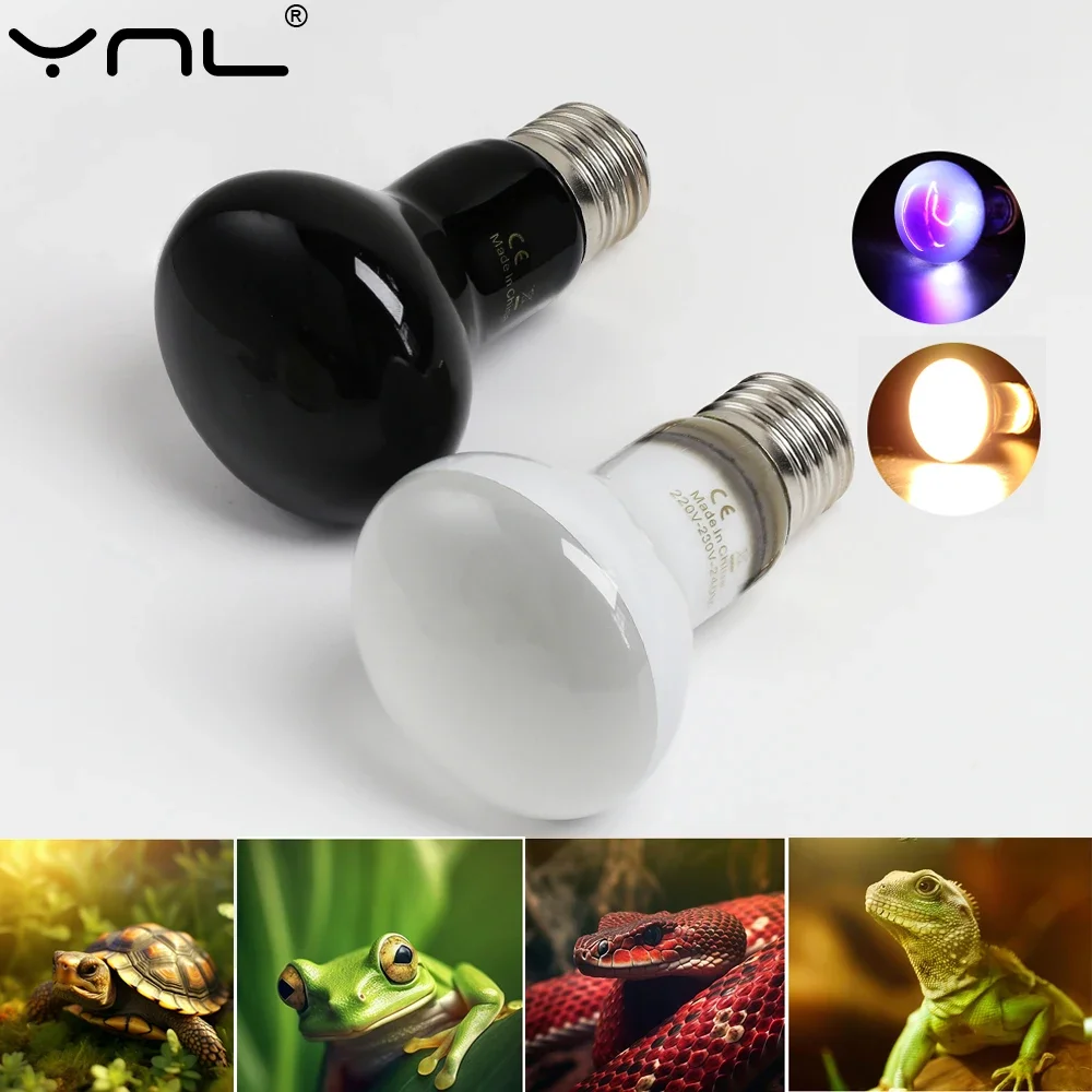 

Reptile Heating Lamps Bulb AC220V 230V 75W Thermal Preservation Heat Infrared Ray For Reptile Lights Bulb Amphibian Pet Lighting