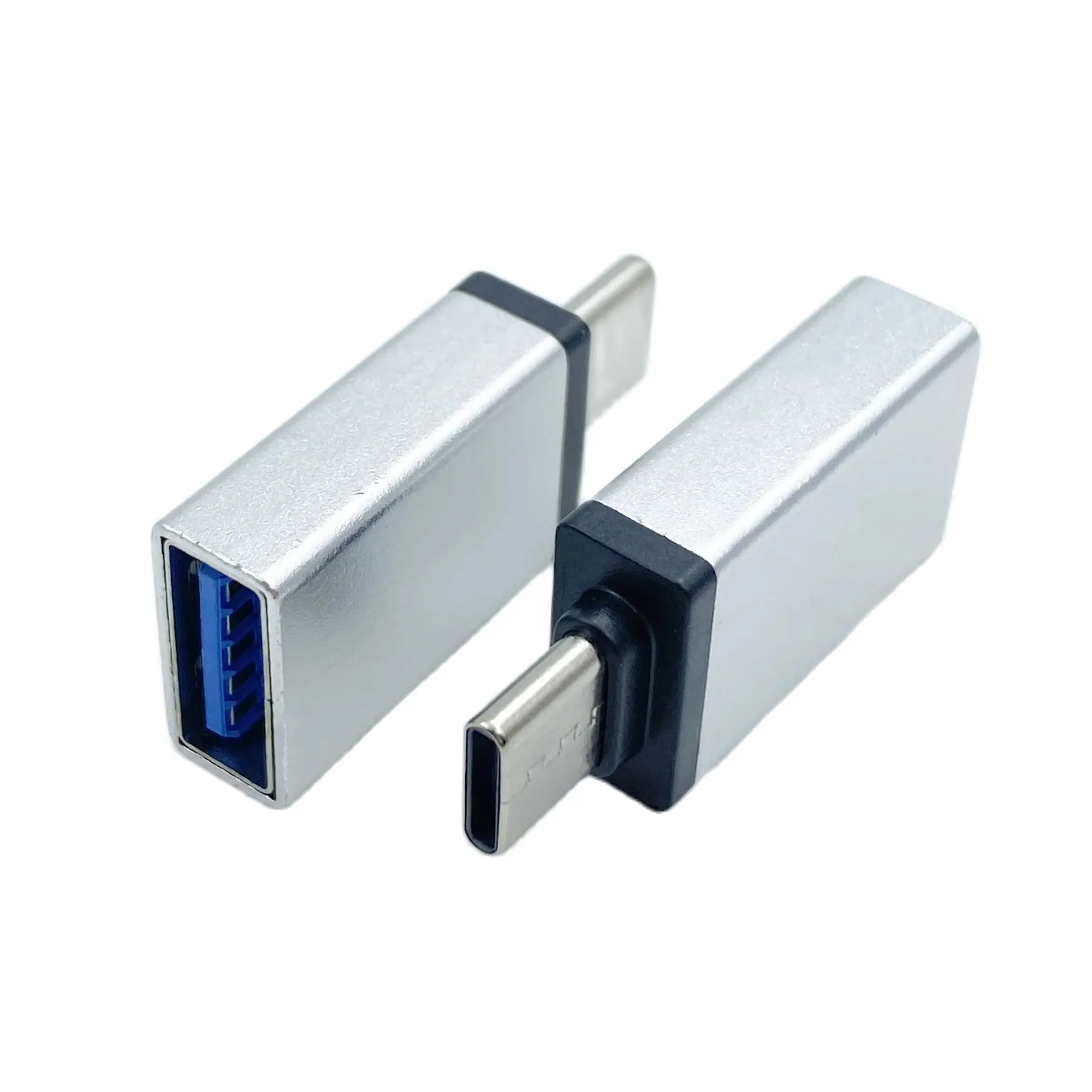 1/2/5Pcs Metal Type C Male Plug To USB 3.0 Female Jack OTG Data Sync Head Connector USB 3.0 Type-C OTG Port Interface Adapter