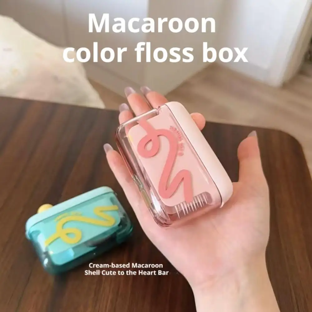 

Pop UP Design Dental Floss Storage Box Hilo Floss Dispenser Refillable Teeth Cleaning ToothPick With Teeth Sticks Portable