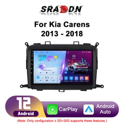 For Kia Carens 2014 - 2017 Android Car Radio Automotive Multimedia Video Player GPS Navigation Carplay Touch Screen Auto Stereo