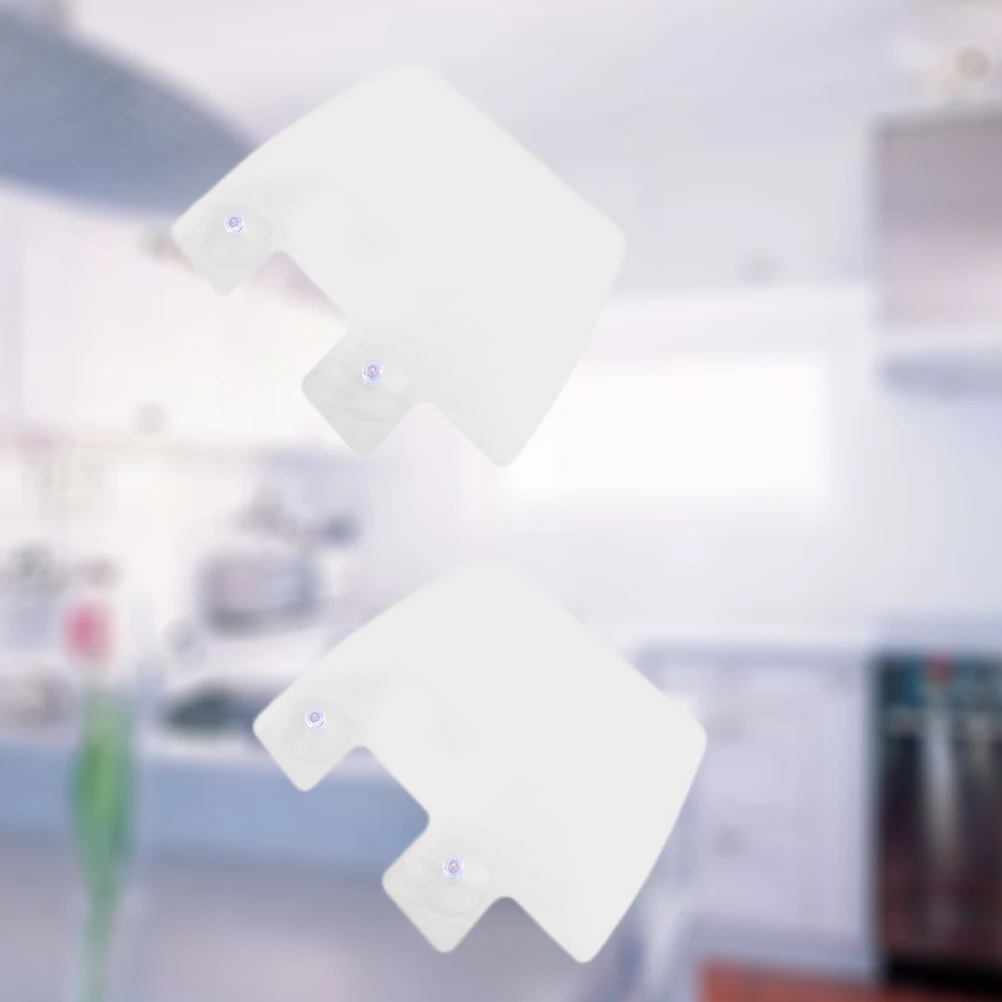 

2Pcs Resin Kitchen Sink Guard Water Splashproof Protector with Strong Suction Cup for Bathroom Guard Sink Waterproof