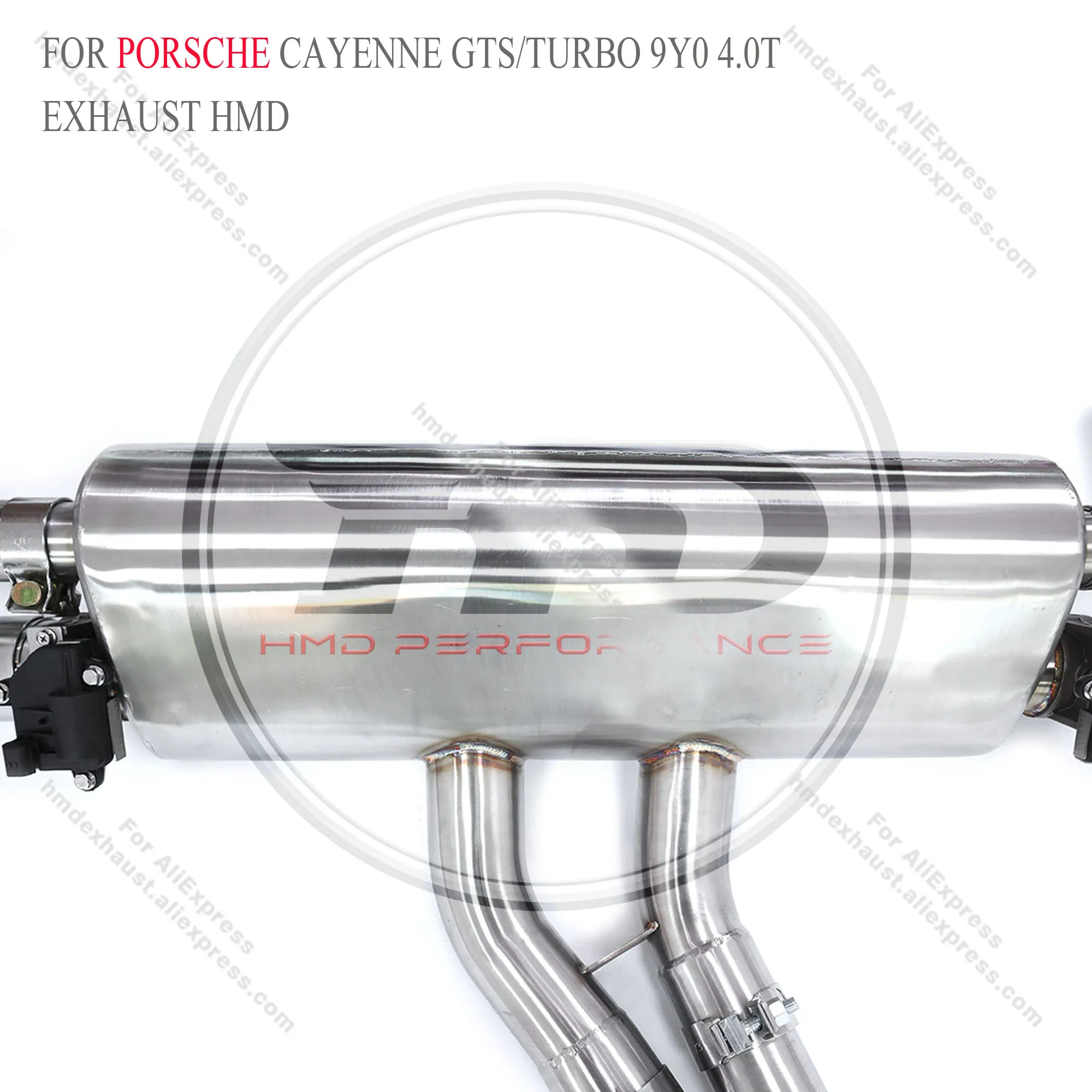 

HMD High Flow Performance Catback For Porsche Cayenne GTS Turbo 9Y0 4.0T Exhaust System Stainless Steel With Valve Resonant Tube
