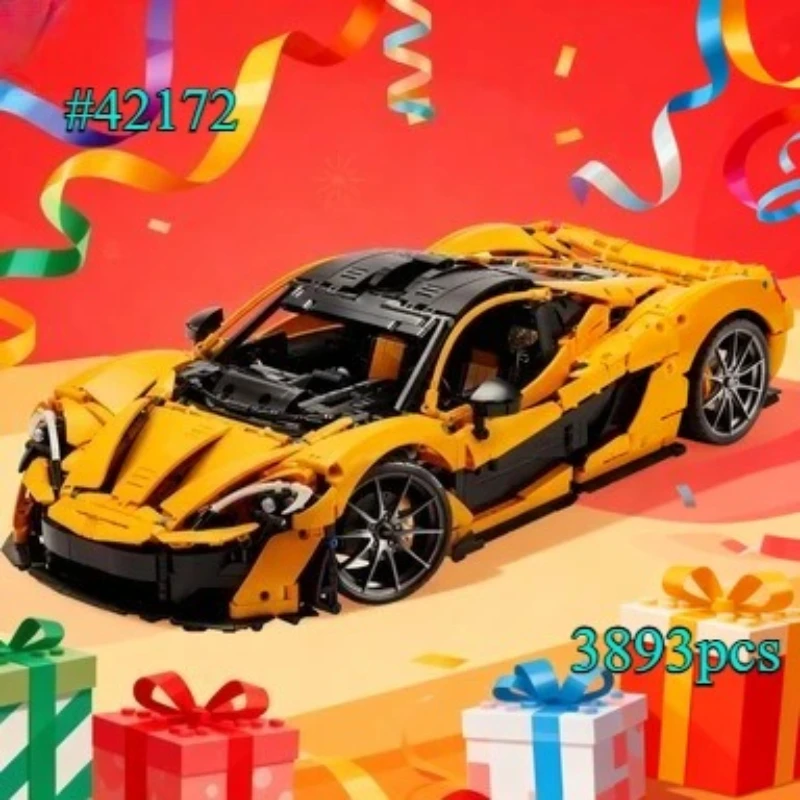 

McLaren P1™ Model Building Blocks Sets 3893pcs Compatible With Legoed Particles，Suitable For Christmas Gifts 42172