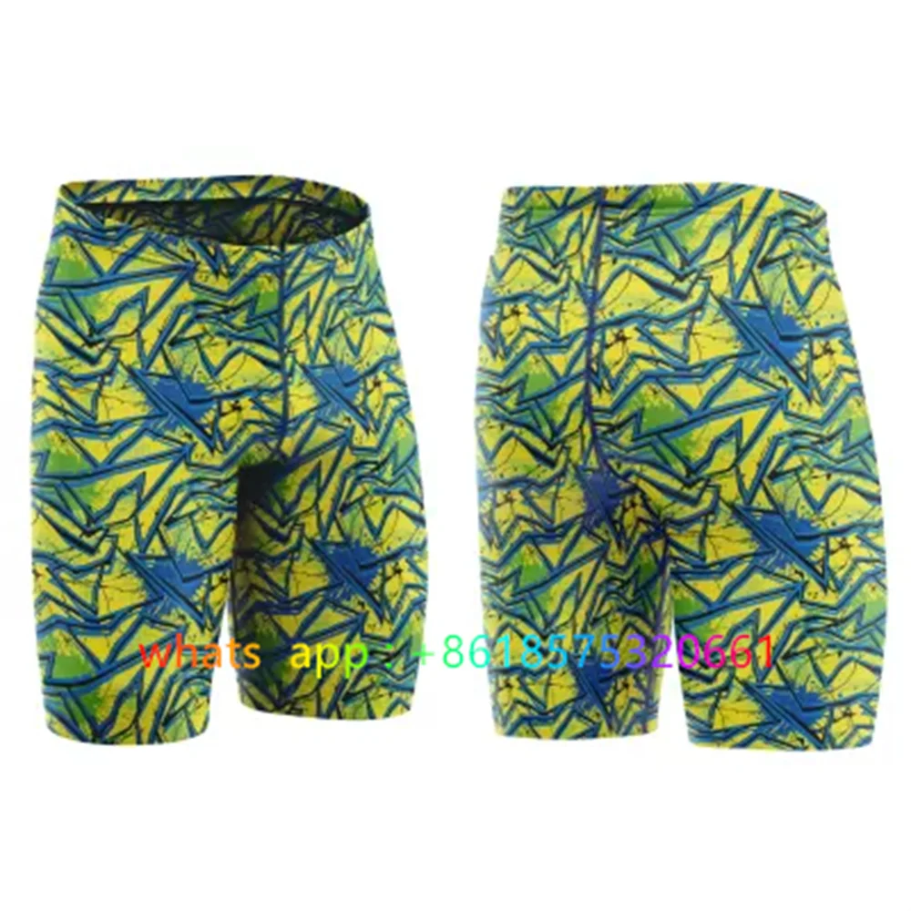 الرجال سراويل للسباحة جديد الرجال مقاوم للماء ملخصات التجفيف السريع السراويل الذكور Ame ملابس الشاطئ ملابس السباحة التدريب سباق التشويش