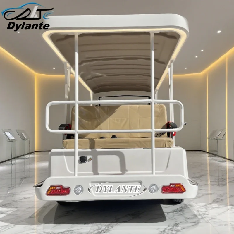 Low Maintenance Cost Tourist Vehicle Sightseeing 72V Electric Shuttle Bus For High-End Real Estate Sales Centers For Sale