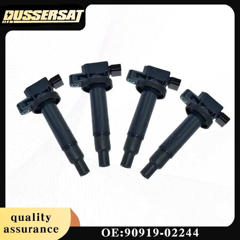 4PCS Ignition Coil Replacement Parts for Toyota Camry Highlander RAV4 Scion Lexus 90919-02244 90919-02243 90919-02266 9091902266