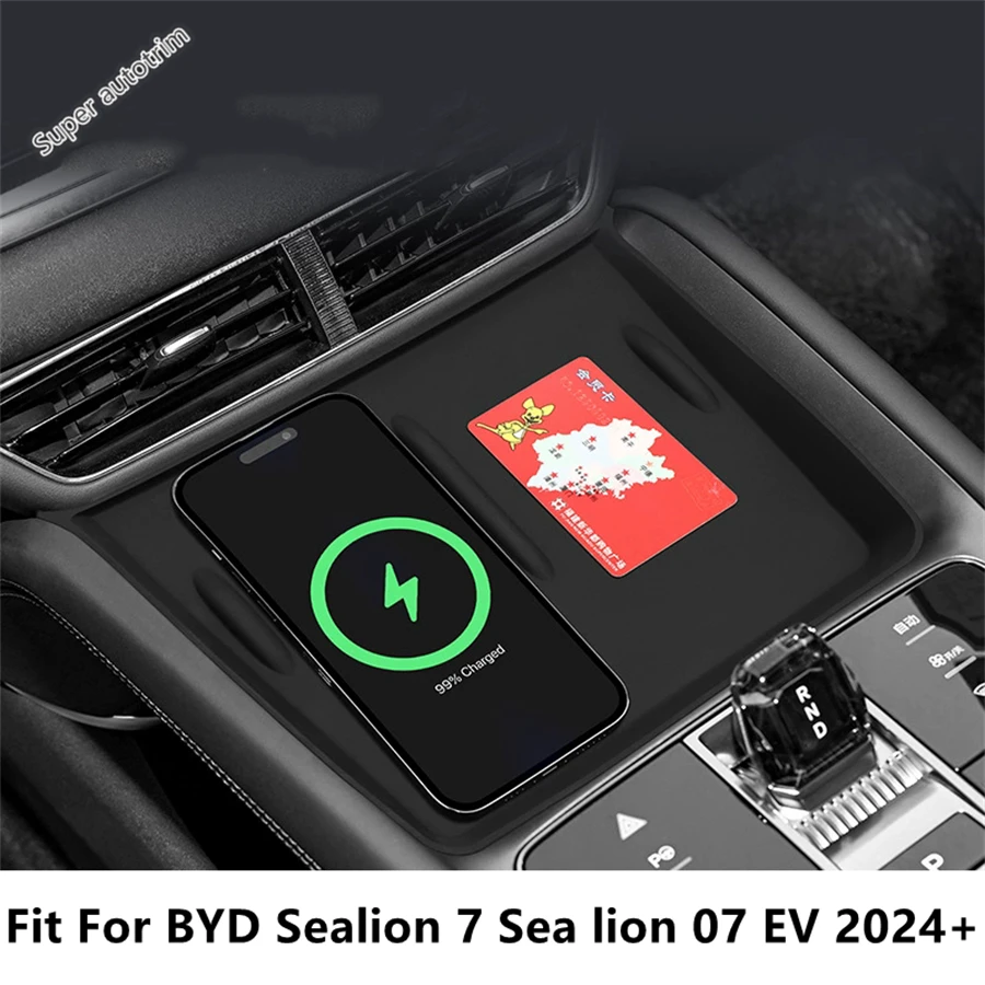 

Car Wireless Charging Anti Slip Pad Holder Storage Protective Interior Accessories For BYD Sealion 7 Sea lion 07 EV 2024 2025