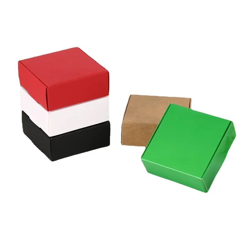 

10/50/100pcs Kraft Paper Gift Box Corrugated Packaging Boxes Aircraft Box Candy Jewelry Outer Packag Party Supplies Custom Logo