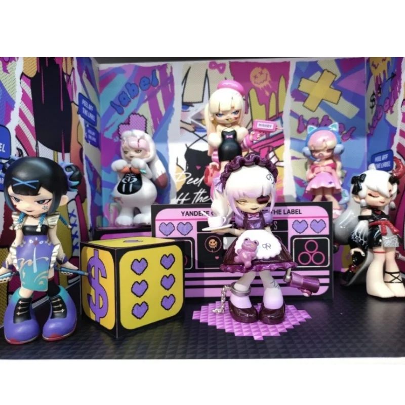 

Hot Genuine Disease Girl 2nd Generation Tear Off Label Blind Box Trendy Toy Figurine Girls Gifts Desktop Ornament Mysterious Box