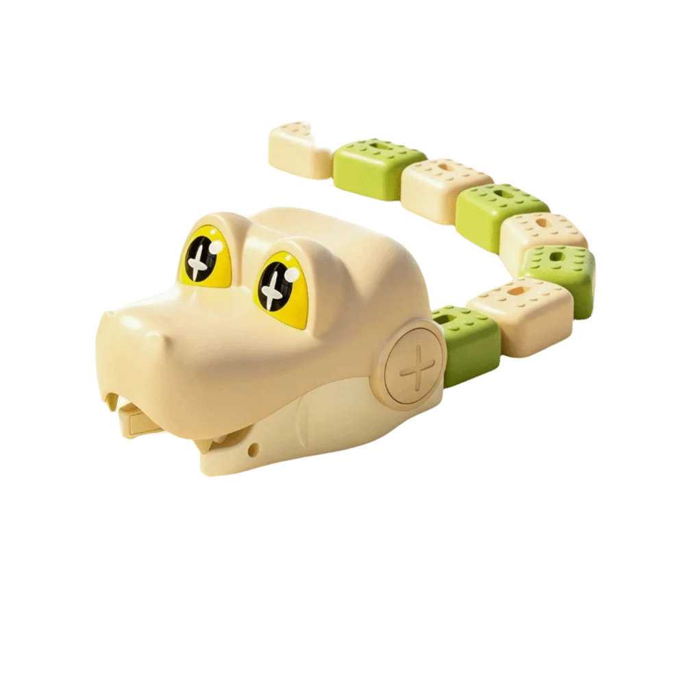Fun Game Magnetic RC Snake Car Rechargeable Interactive Greedy Snake Car Desktop Bead Eating Remote Control Car Gift