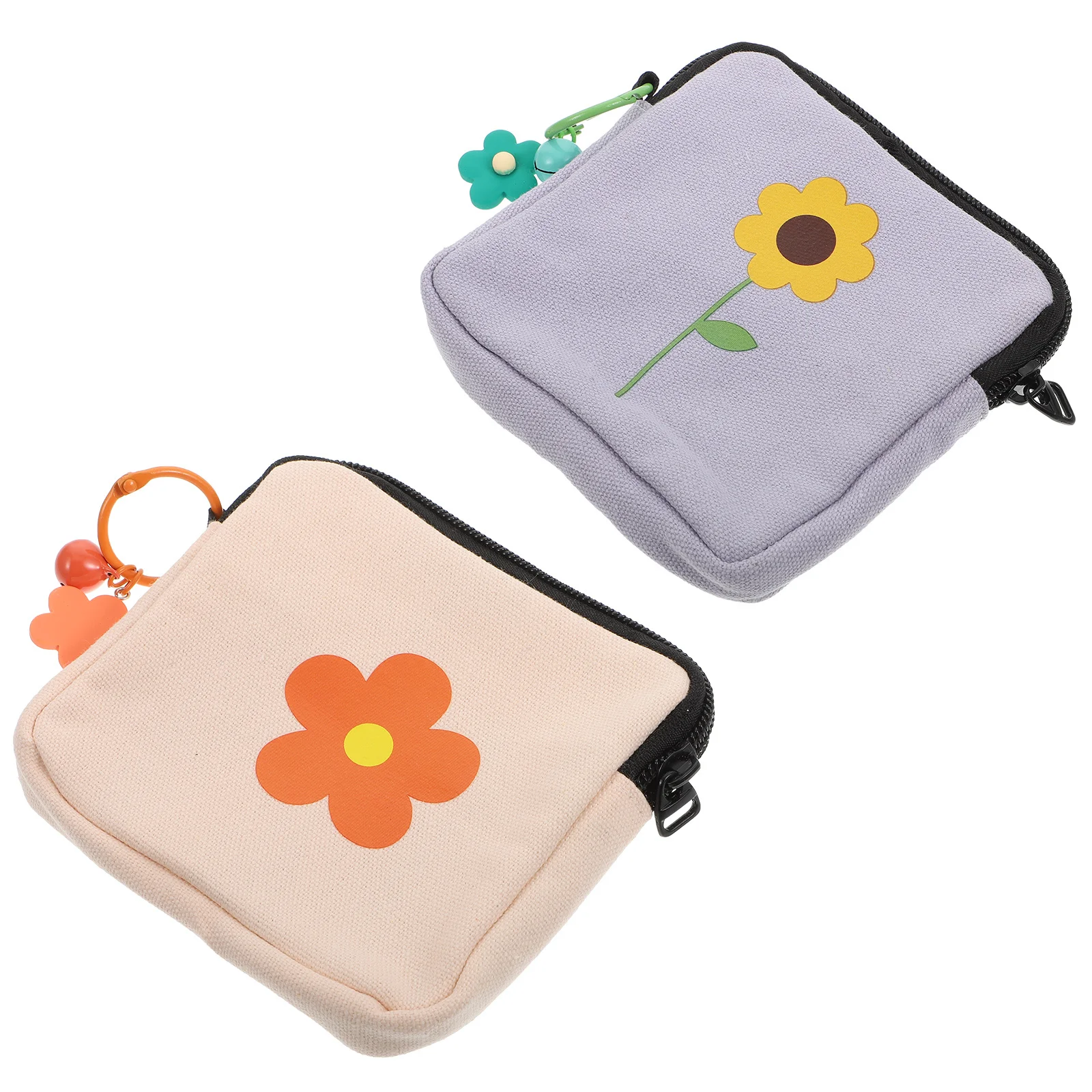 

2Pcs Sanitary Napkin Storage Bags Multi-Functional Menstrual Pad Pouches Portable Storage for Cosmetics Keys Cards Travel Office