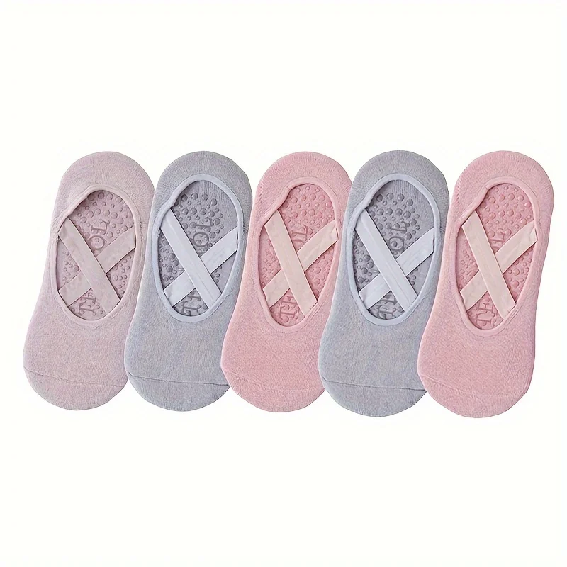 1/2/3/4/5 Rutschfeste Yoga-Socken Fitness-Übungs-Socken Professionelle Rutschfeste Damen-Yoga-Socken für Aerial Pilates – Detail 10