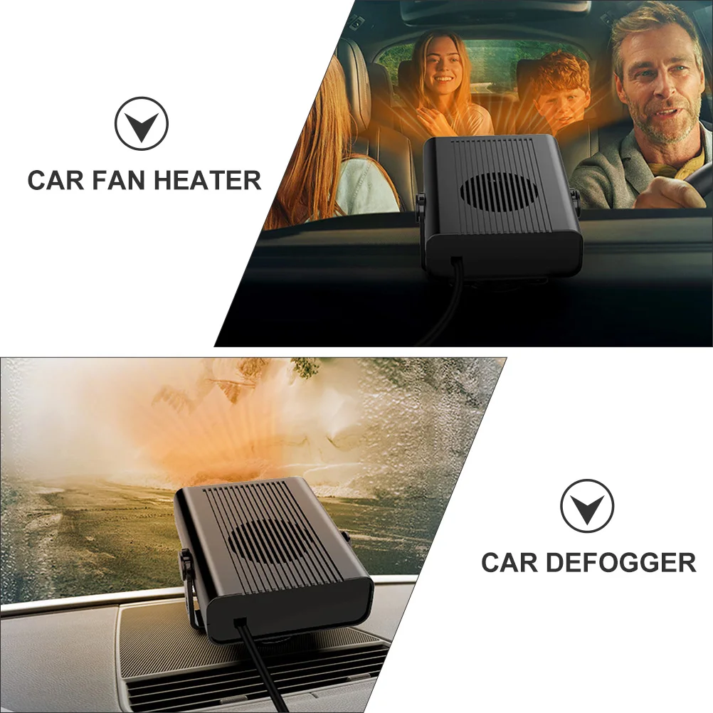 

Car Fan Heater Premium Abs Defrosting Demister Deicer For Vehicle Compact Design Easy Use Car Heating Machine Hot-Air Blower