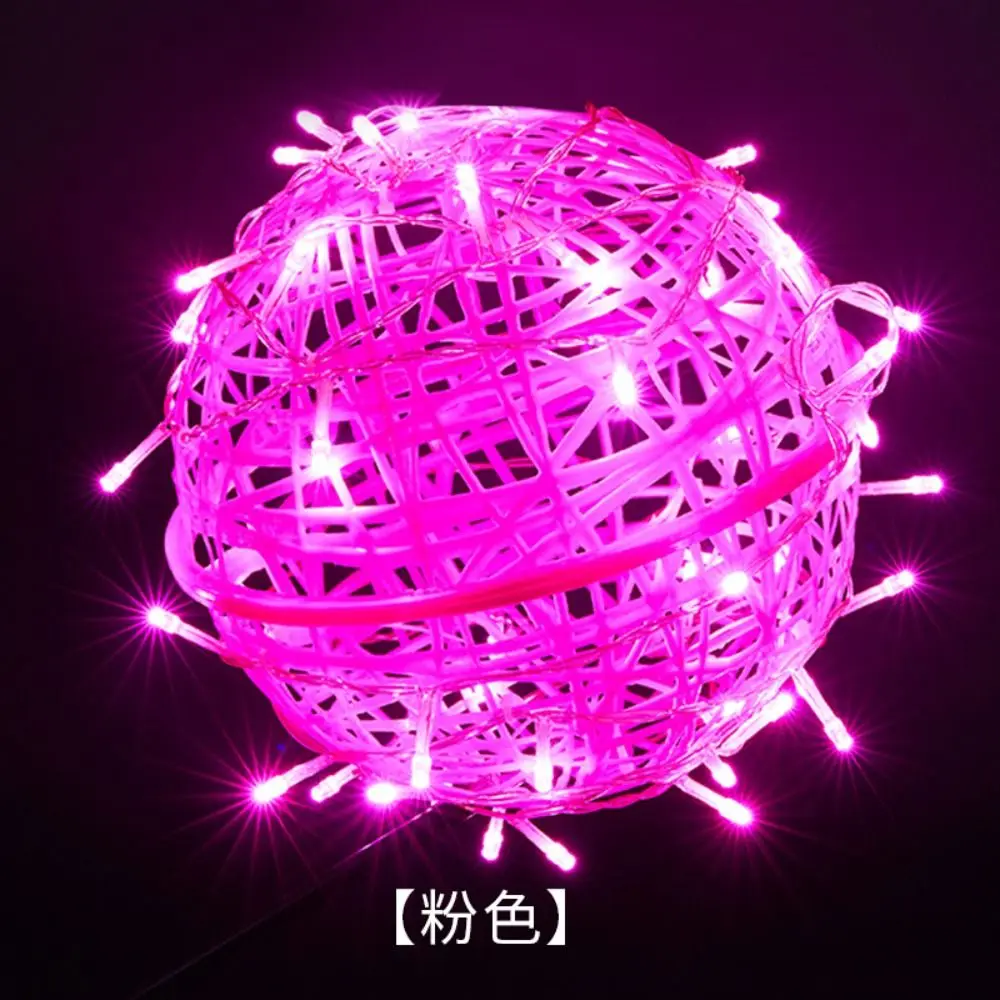 

New Year 20CM Hanging Light LED Light Multiple Colors LED Fairy Light String Rattan Ball Outdoor