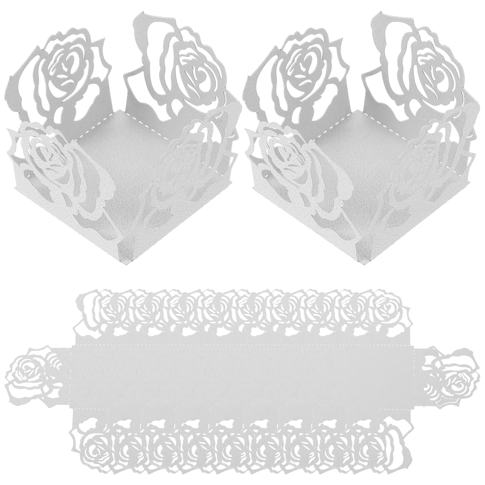 

50Pcs Chocolate Packaging Paper Creative Generous Appearance Easy Use Store Transport Elegant Table Centerpieces