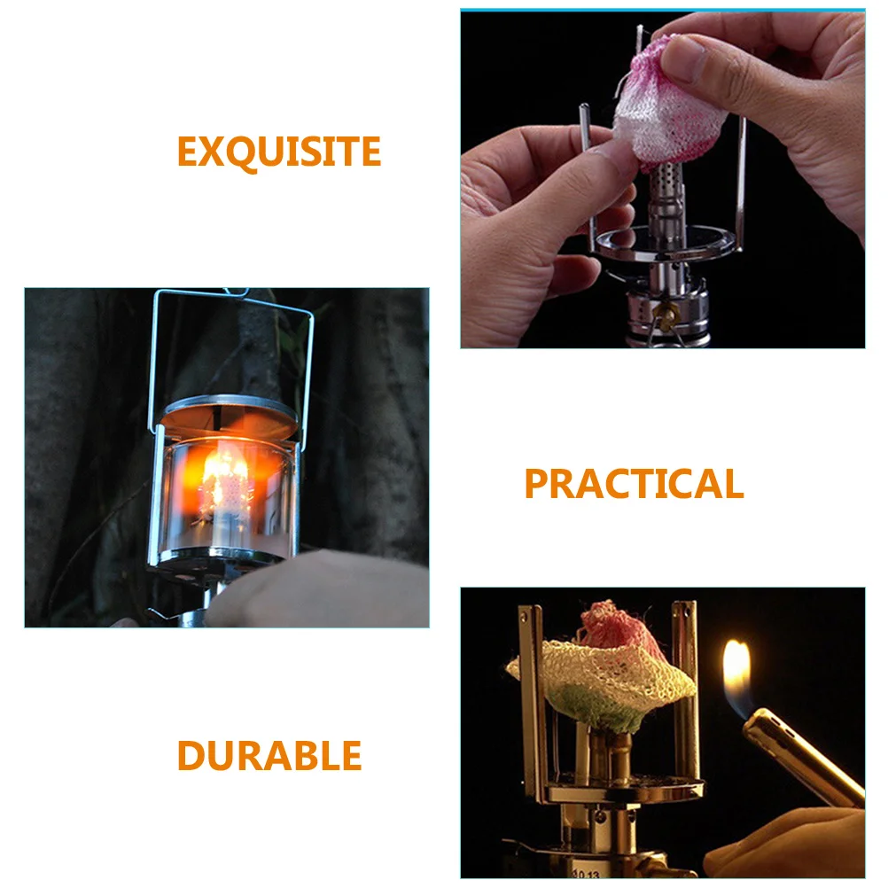 

12pcs Double Headed Lamp Mantles Replaceable Rayon Compact Lightweight Camping Hiking Gas Lantern Propane Mantles