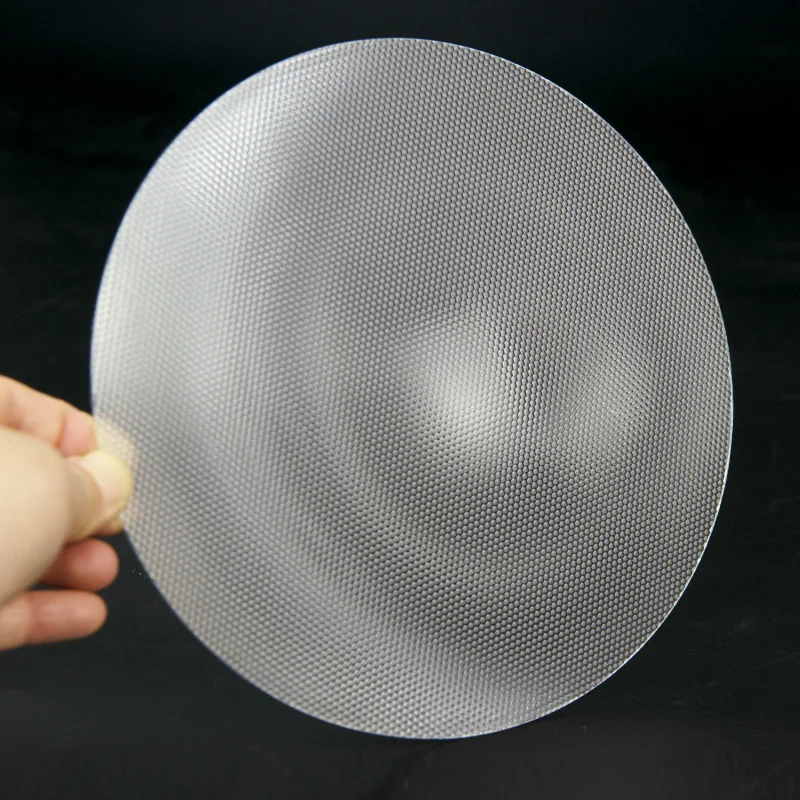 Optical PMMA Plastic Compound Eye Fresnel Lens fly's-eye Photoflood Project Lamp lens Focal Length 90mm 100mm 120mm