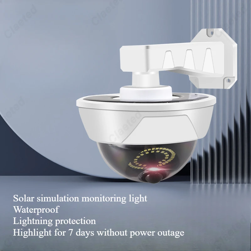 Creative New LED Solar Simulation Monitoring Household Wall Lamp Human Body Sensing Outdoor Courtyard Lighting Fixture