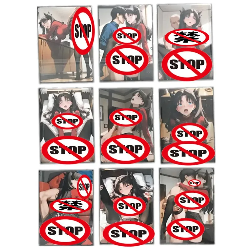 

9 шт./компл. классические персонажи аниме персонажи Fate/stay Night средний One сексуальный телесный фото боевые игры игрушка подарочная коллекционная карта