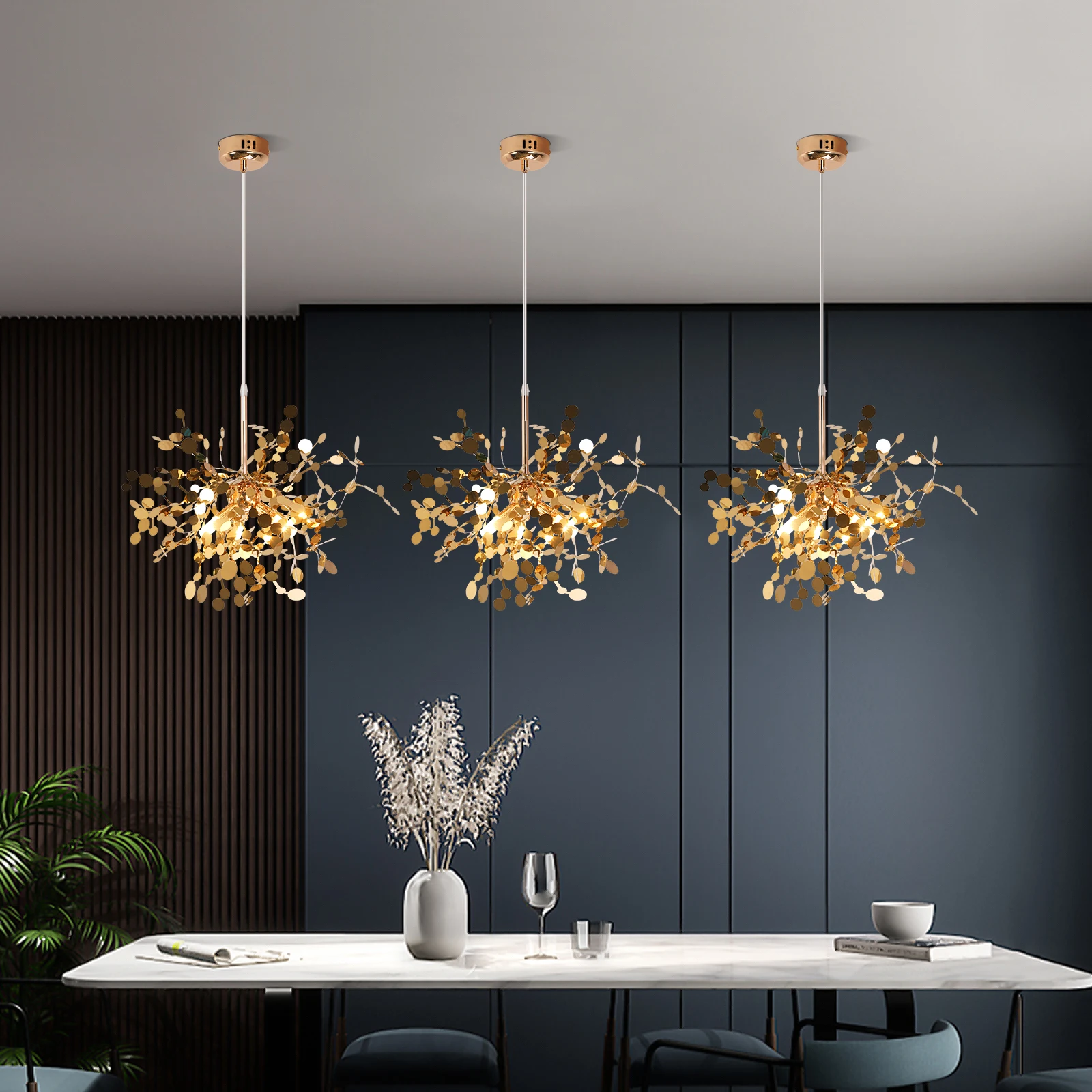 VETRULUS Moderne Anhänger Licht Löwenzahn Kronleuchter Nordic Decke Lampe Kreative Wohnzimmer Esszimmer Dekor Balkon Hängen Leuchte