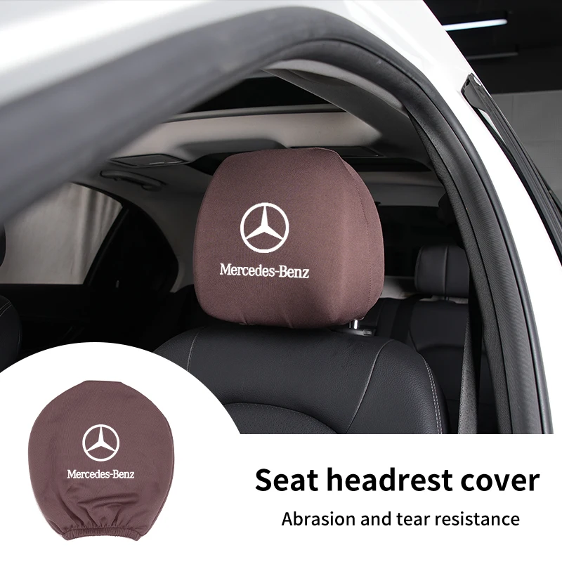 Car Seat Anti-dirty Headrest Cover For Mercedes MP2 MP3 A B C E S Class W201 W210 W108 W205 W203 C180 C300 W124 W177 C200 C260