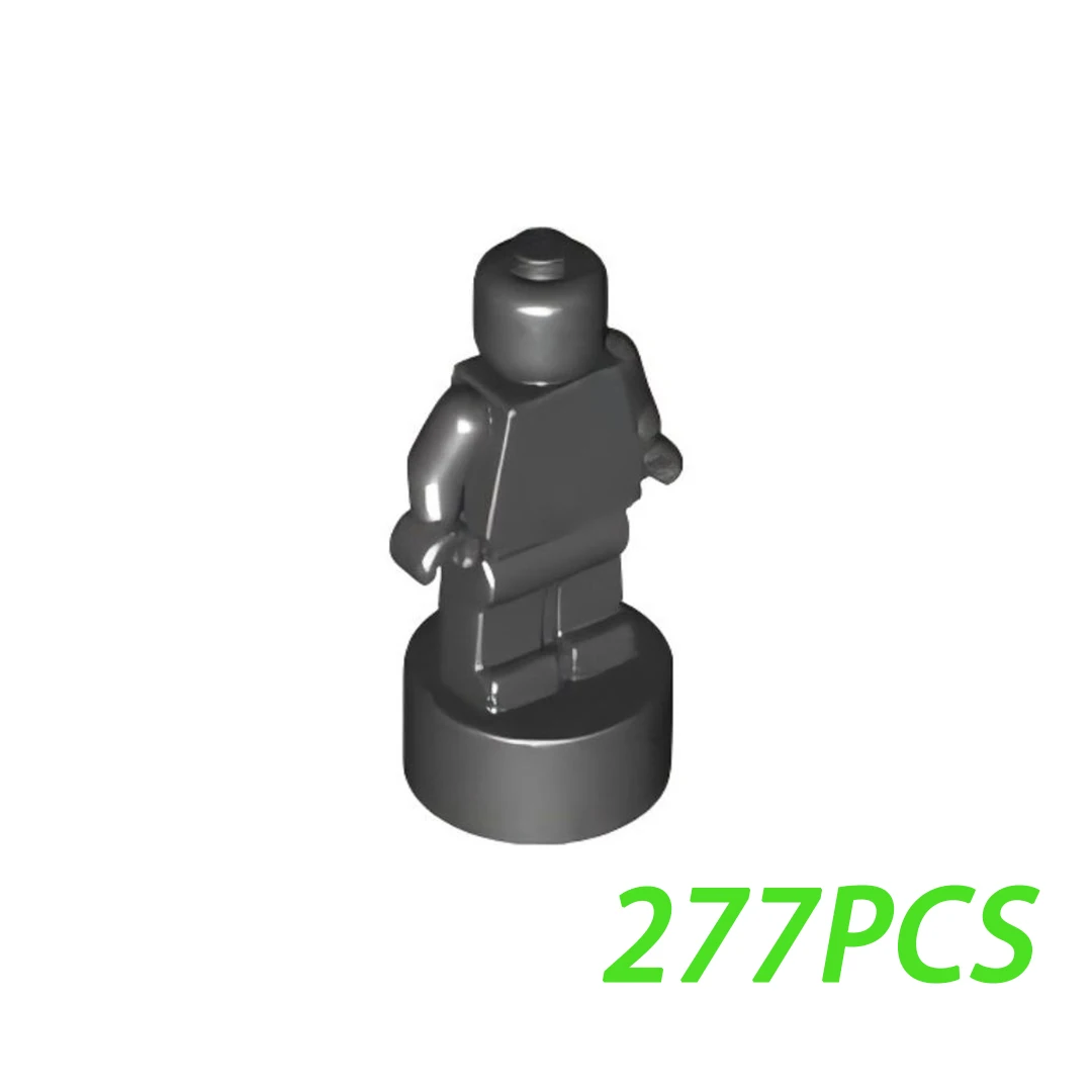 Image of 50G/277PCS MOC Bausteine 90398 1x1 Minifigur Trophäe Statuette Spezielle Ziegelsteine Kreatives Technisches Spielzeug-Set