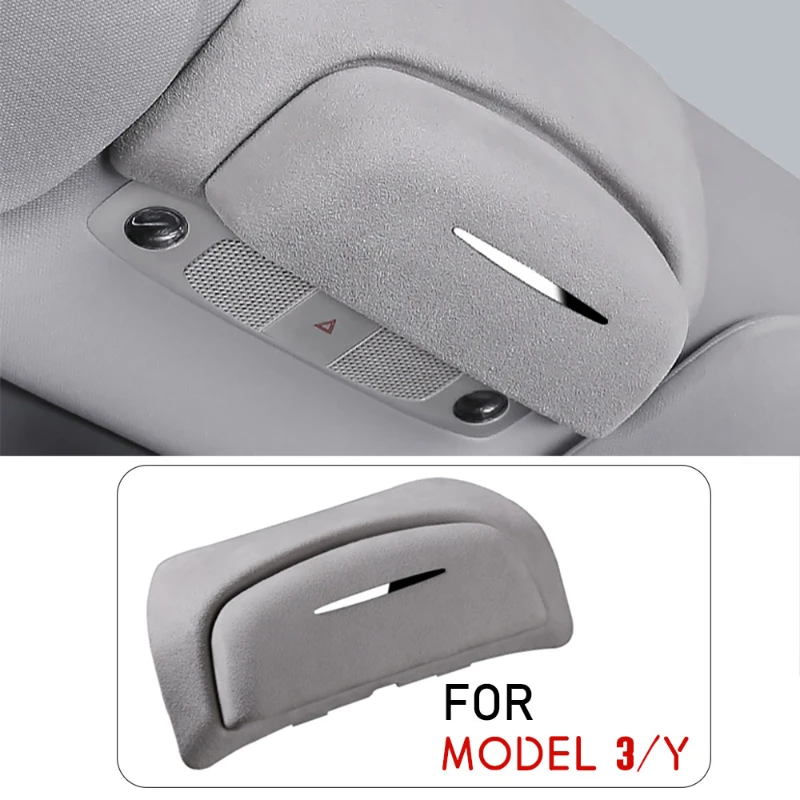 Dedicated to Tesla Glasses Case Flip Tesla Interior Easy Installation Model YModel 3 Glasses Case2019-2022