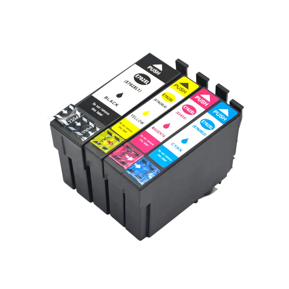 Compatible for Epson 702XL ink cartridge 702 XL T702 ink cartridge for EPSON WorkForce Pro WF-3720 WF-3725 DWF printer