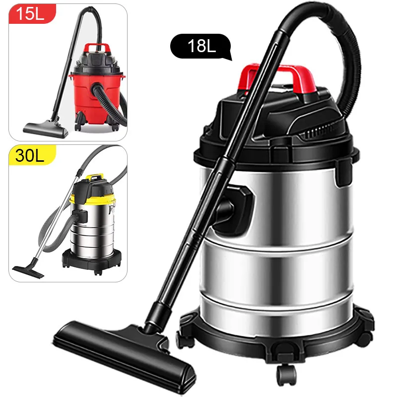 15L/18L/30L Vacuum Cleaner Wet and Dry Handheld Multifunctional Bucket Vacuum Cleaner Dust Collector Home Car Commercial