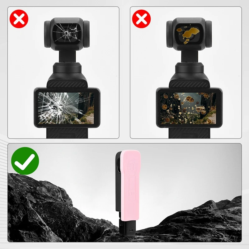 Capa protetora para DJI Osmo Pocket 3 Acessórios para câmera Capa protetora de tela