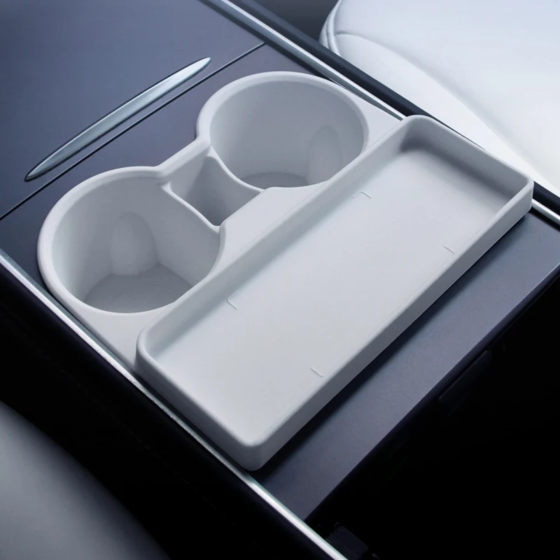 Water Cup Holder For tesla model y /model 3 Central Control cup Holder Drink holder Storage Tray Car Interior Accessories view 2