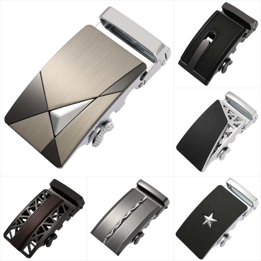 3.5CM New men's belt head, zinc alloy belt buckle, hardware belt buckle, automatic buckle head LYZ125-0360