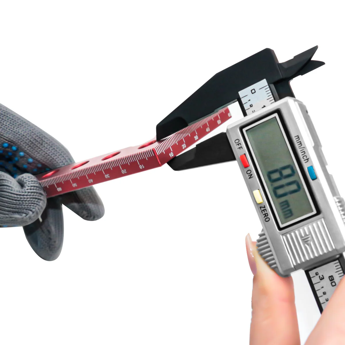 مسطرة زاوية قائمة مربعة L عالية الدقة متخصصة في مربع سبائك تأطير الألومنيوم لأداة قياس التخطيط