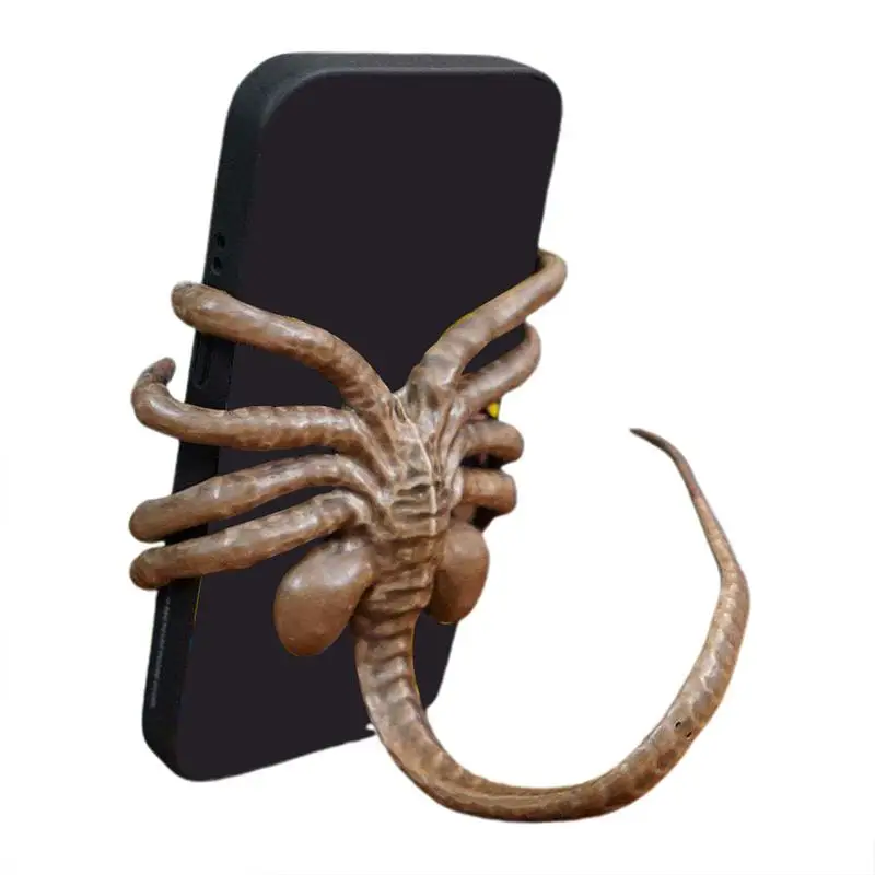 

Creative Facehugger Phone Holder Alien Scary Phone Holder Shape Design Creative Design Multi-functional Stable Support