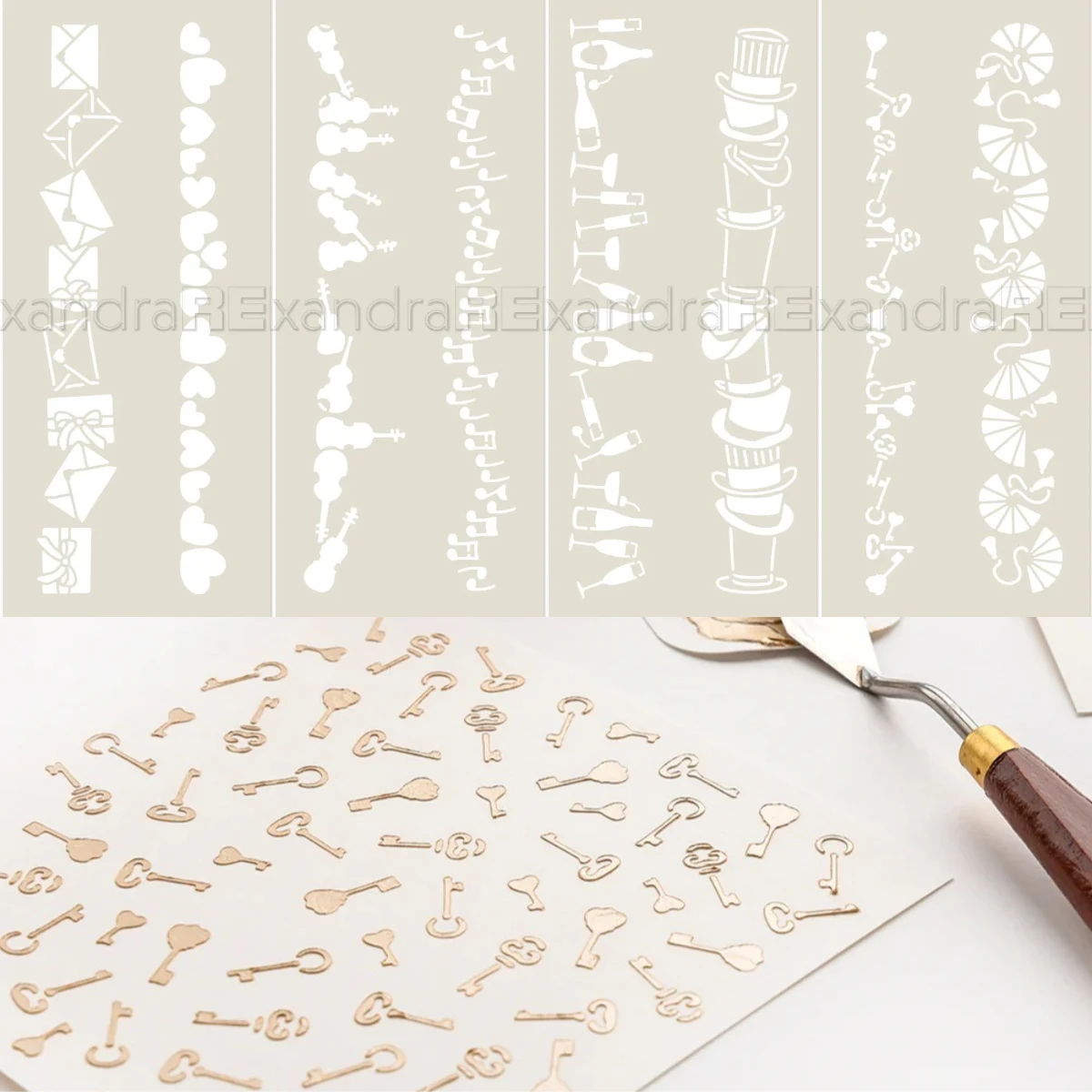 Envelope Bow Scrapbook Diary Decoration Stencil Embossing Template DIY Greeting Card Handmade 2026 New