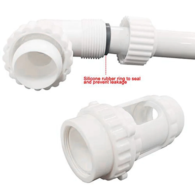 

P4-1 PCS Pool Fountain Adjustable Waterfall Pool Fountain Spray Lotus Shape Pool Nozzle Sprinkler Plastic