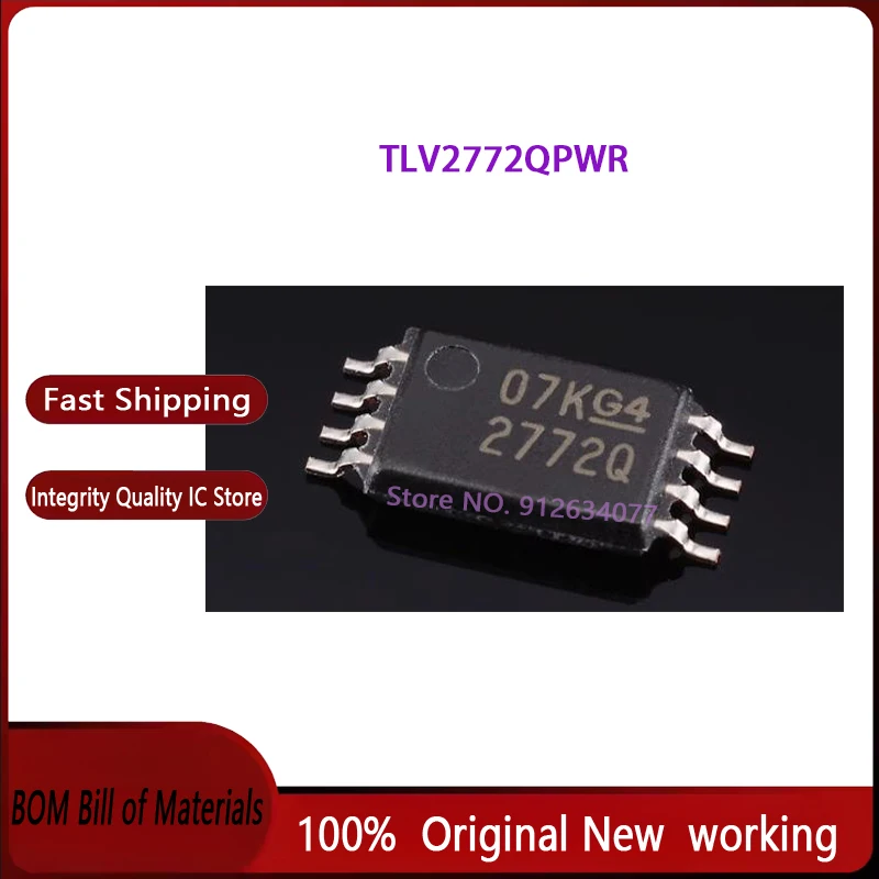 

50 шт. TLV2772QPWR TLV2772Q 2772Q 100% новый оригинал