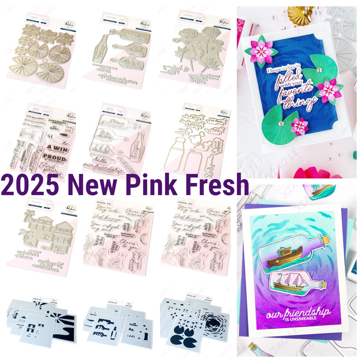 

Sippable Scenes Blushing Blooms Cutting Dies Stamps Stencils Hot Foil DIY Scrapbooking Card Stencil Paper Cards Handmade Album