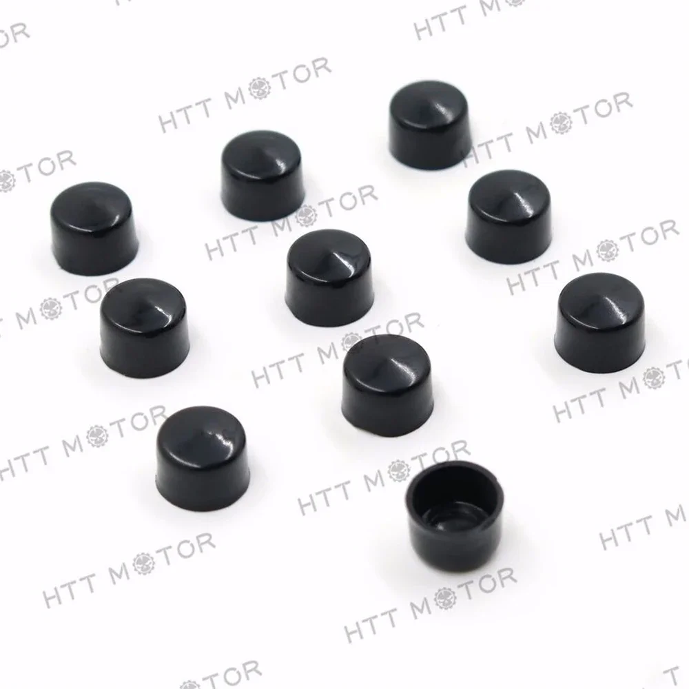 5/16'' Allen Socket Bolt Cap Dress Kit for Harley-Davidson Misc Hardware 10pcs Aftermarket Motorcycle Accessories