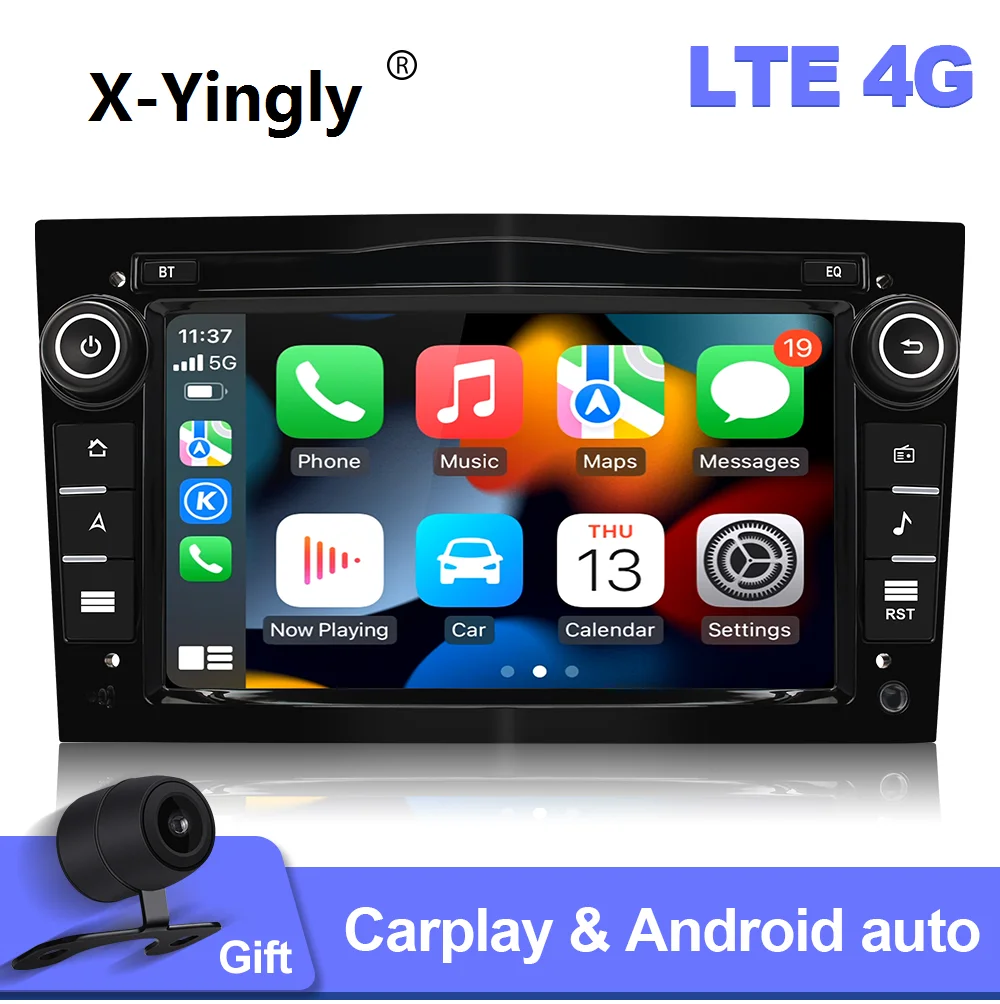 안드로이드 10.0 자동차 라디오 Opel Astra H J 2004 Vectra Vauxhall Antara Zafira Corsa C D Vivaro Meriva Veda GPS Player Screen WIFI