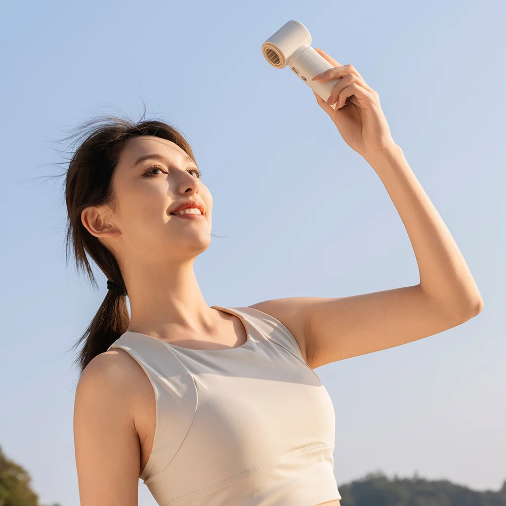 2025 Nueva actualización Potente ventilador de mano USB recargable, silencioso y portátil, perfecto para viajes en casa, oficina y exteriores