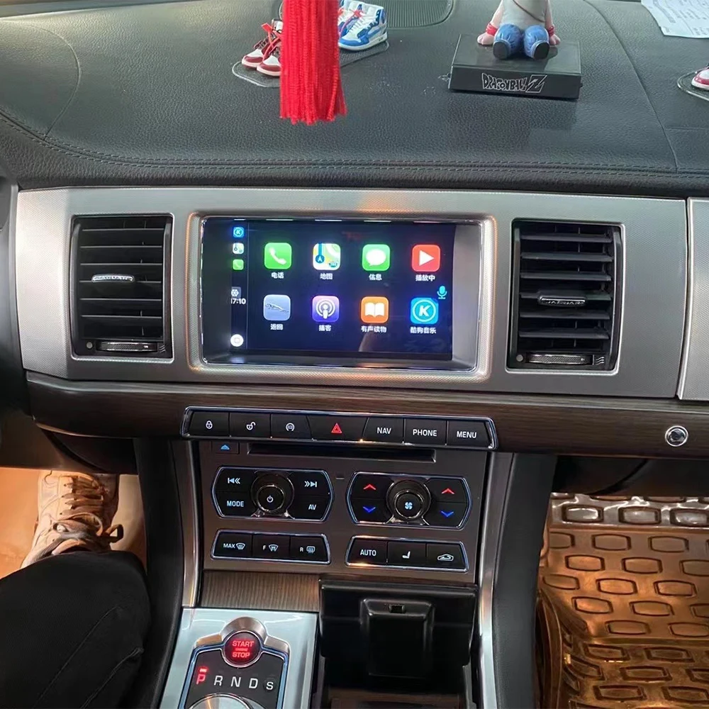 7-inch Original Car Style Android 11.0 Works With Jaguar XF X250 2008-2015 Media Player Carplay/Auto Radio Buiilt in DSP