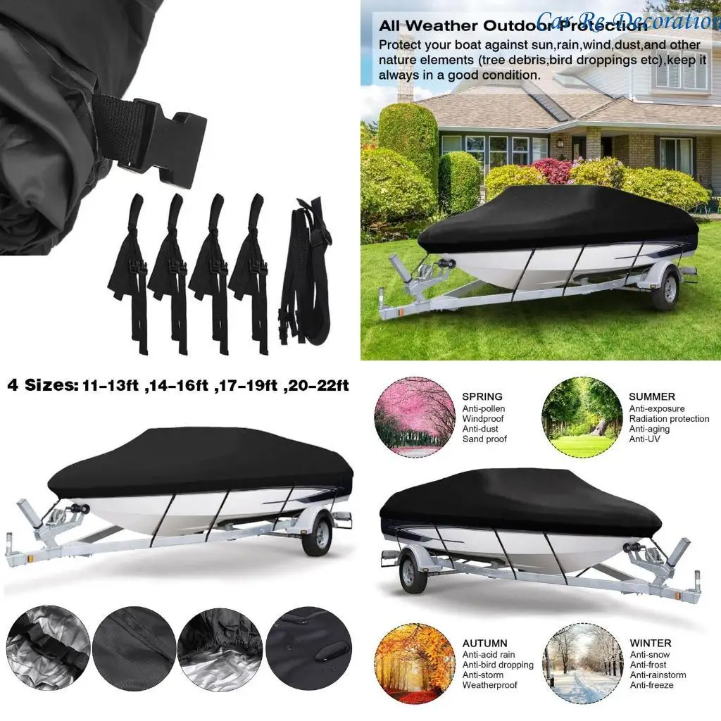 

R58D Marine Trailerable Cover Cover Commercial Light Weight подходит для V-Hull Center Console