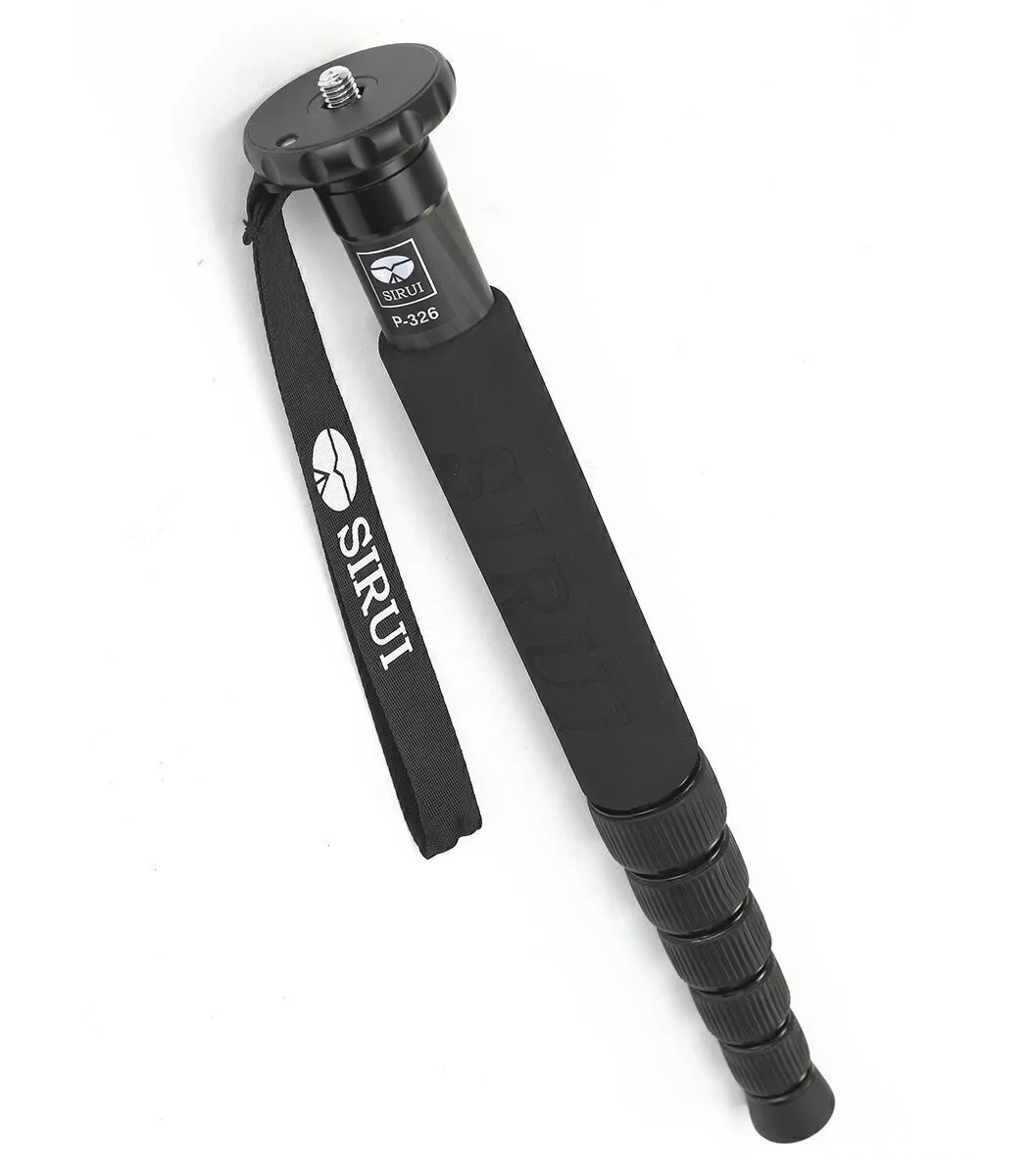 Sirui P-326 6-Section Monopod Professional Carbon Fiber Portable Camera Monopod