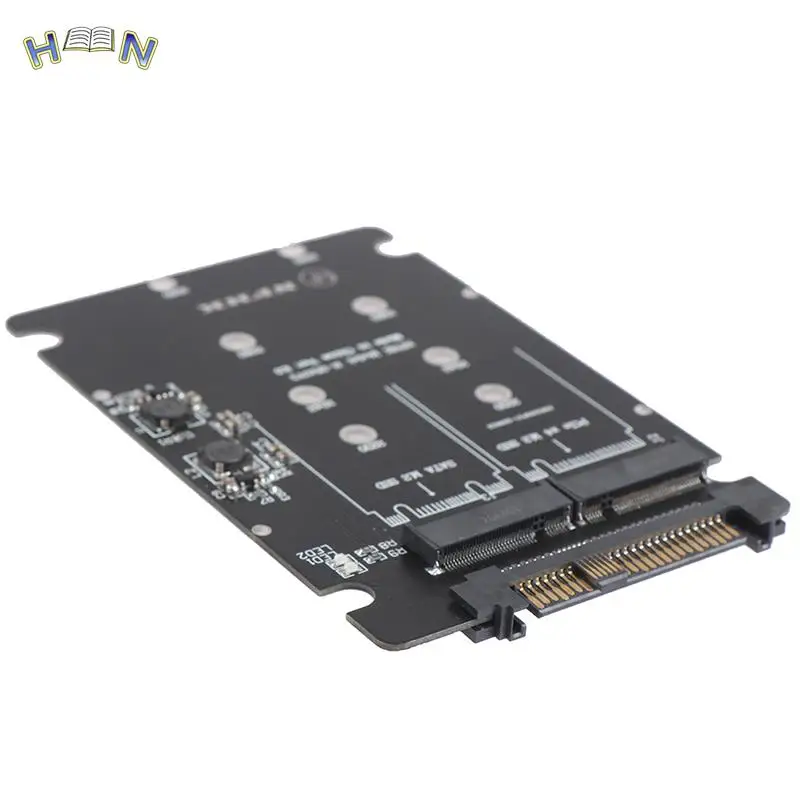 SATA M.2 SSD to 2.5“ SATA NVMe M.2 NGFF SSD to SFF-8639 Adapter Converter 1PC Adapter Card for Desktop Computers