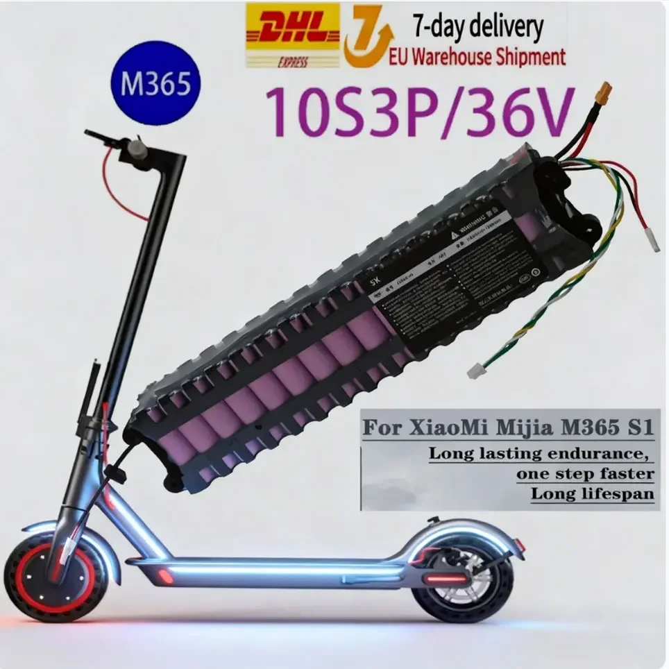 Nuova batteria agli ioni di litio da 36 V e 7800 mAh per monopattino elettrico MiJia M365, batteria di ricambio, monopattino elettrico, comunicazione Bluetooth impermeabile.
