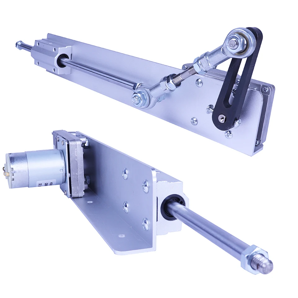 Mini Linear Actuator 12V DC, Reciprocating Cycle Reduction Gear Motor - Adjustable Stroke Telescopic Actuator for Small Projects